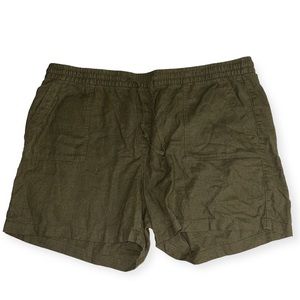Old Navy Green Linen Shorts XXL